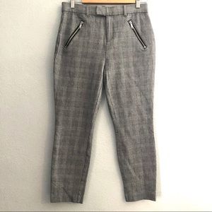 Gap plaid skinny ankle pants